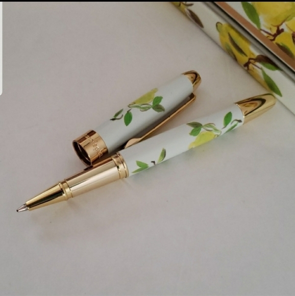 Kate Spade -Lemon Ball Point Pen (Black Ink)